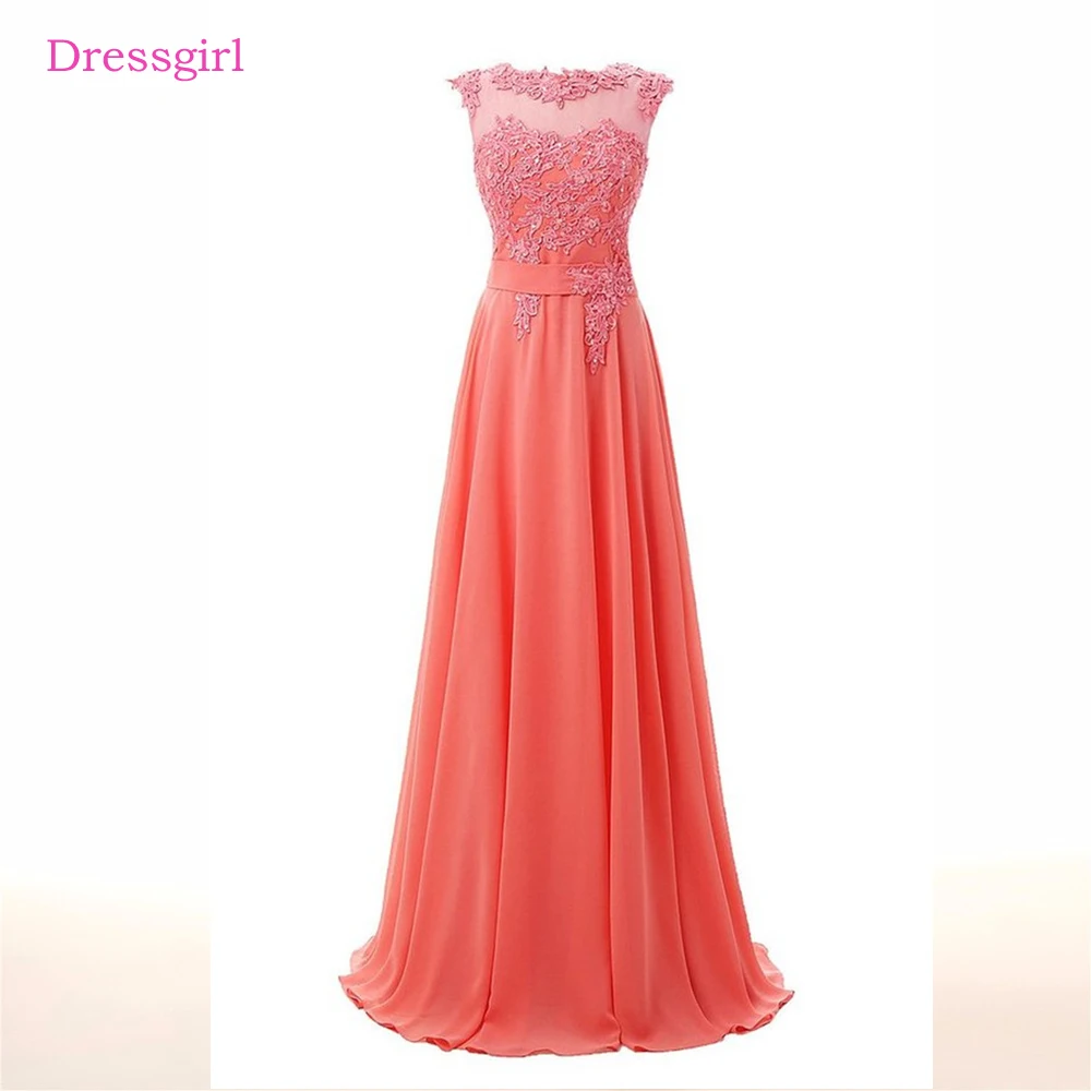 Coral Evening Dresses 2019 A-line S Chiffon Lace Beaded Backless Elegant Long Evening Gown Prom Dress Robe De Soiree
Coral Evening Dresses 2019 A-line S Chiffon Lace Beaded Backless Elegant Long Evening Gown Prom Dress Robe De Soiree