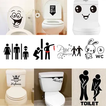 Removable WC Toilet Entrance Sign Door Stickers Public Place Wall Stickers Wall Decals Funny Smile Face Wallpaper
Removable WC Toilet Entrance Sign Door Stickers Public Place Wall Stickers Wall Decals Funny Smile Face Wallpaper