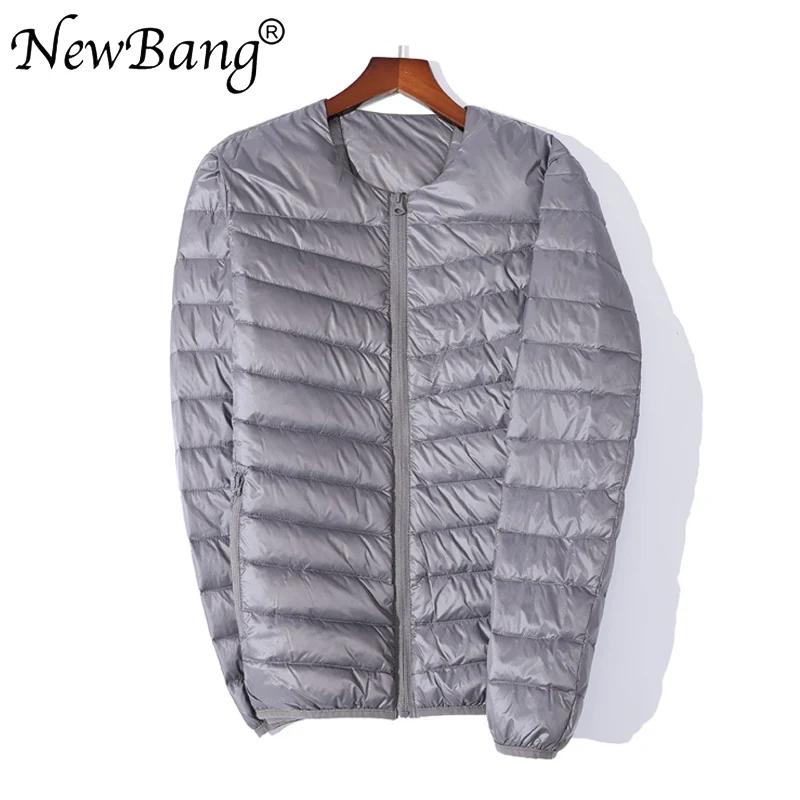 NewBang Ultra Light Down Jacket Men Zipper Single Breasted Portable O-Neck Spring Autumn Winter Without Collar Warm Liner
NewBang Ultra Light Down Jacket Men Zipper Single Breasted Portable O-Neck Spring Autumn Winter Without Collar Warm Liner