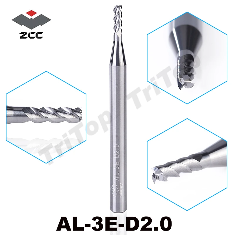 5PCS/LOT high precision machining ZCC.CT AL-3E-D2.0 solid carbide 3 flute flattened end mill 2mm with straight shank
5PCS/LOT high precision machining ZCC.CT AL-3E-D2.0 solid carbide 3 flute flattened end mill 2mm with straight shank