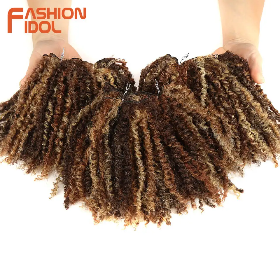 FASHION IDOL Mongolian Afro Kinky Curly Weave Hair Bundles Full Head 3Pcs/Pack 6 Inch Synthetic Hair Extension Free Shipping
FASHION IDOL Mongolian Afro Kinky Curly Weave Hair Bundles Full Head 3Pcs/Pack 6 Inch Synthetic Hair Extension Free Shipping