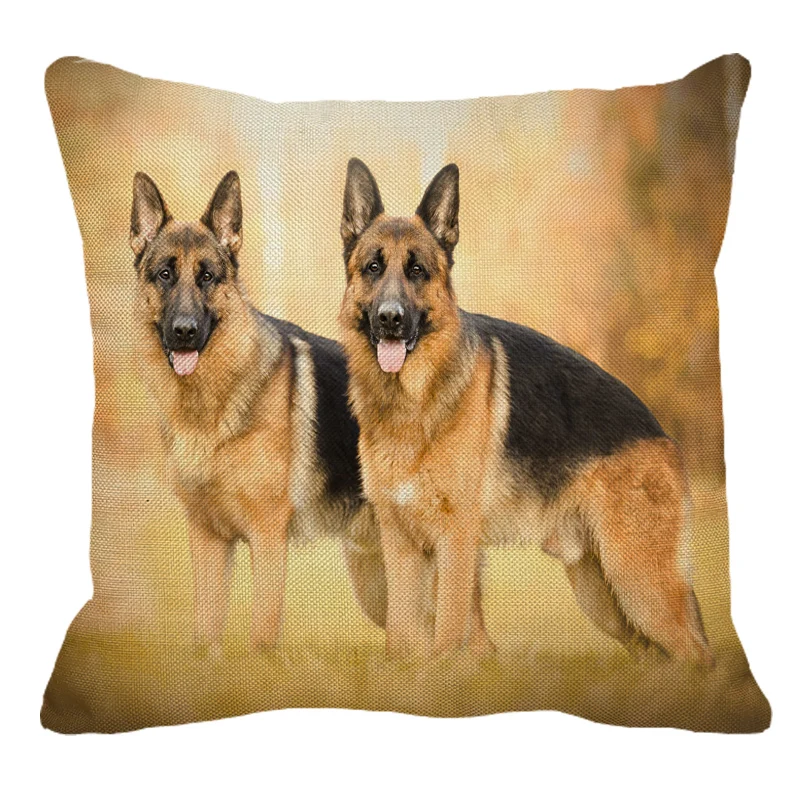 XUNYU German shepherd Print Linen Pilllowcase Home Sofa Square Cushion cover Animal Dog Pattern Pillow cover AC104
XUNYU German shepherd Print Linen Pilllowcase Home Sofa Square Cushion cover Animal Dog Pattern Pillow cover AC104