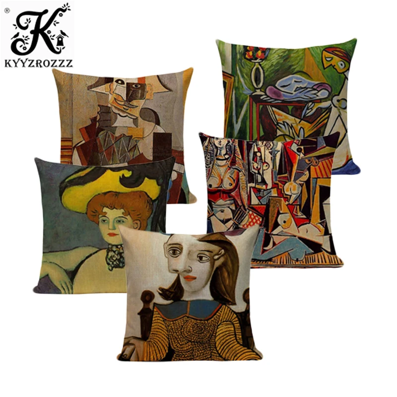 Pablo Picasso Famous Paintings Cushion Covers The Starry Night Surrealism Abstract Art Cushion Cover Beige Linen Pillow Case
Pablo Picasso Famous Paintings Cushion Covers The Starry Night Surrealism Abstract Art Cushion Cover Beige Linen Pillow Case