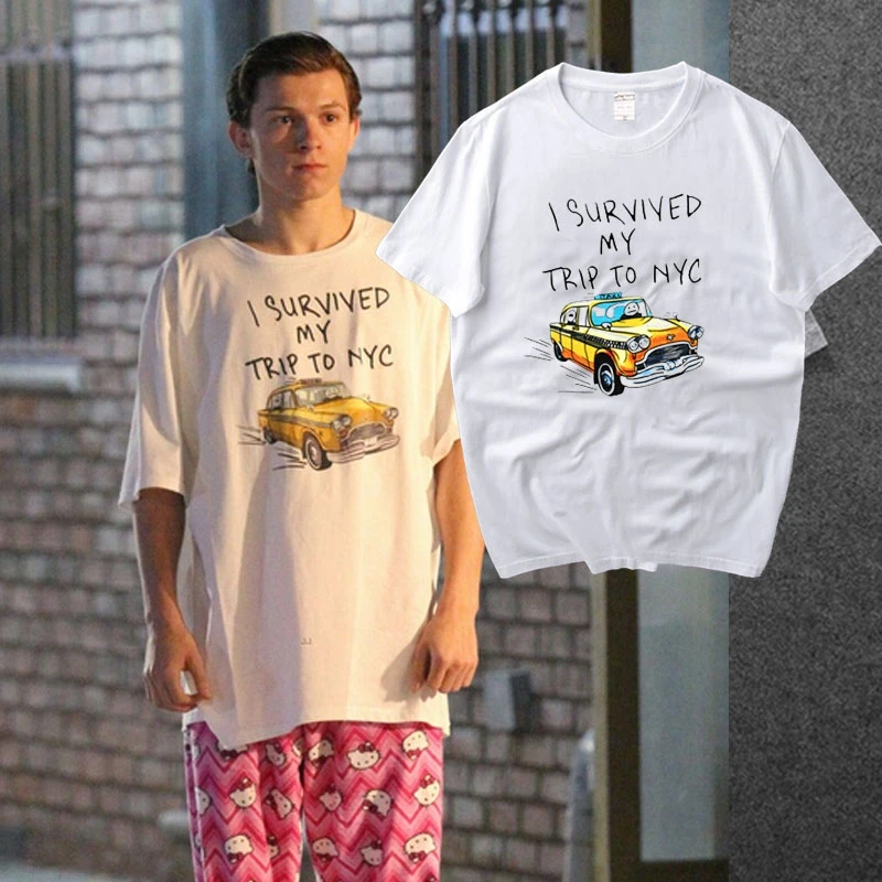 Spider-Man:Homecoming findx SPIDERMAN i survived my trip to NYC boy man male cotton short-sleeve T-shirts
Spider-Man:Homecoming findx SPIDERMAN i survived my trip to NYC boy man male cotton short-sleeve T-shirts