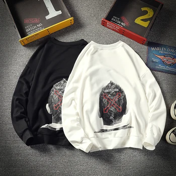2019 Spring New Men's Character Pattern Round Neck Thin Section Hip Hop Sports Student Casual High Quality Long-sleeved T-shirt
2019 Spring New Men's Character Pattern Round Neck Thin Section Hip Hop Sports Student Casual High Quality Long-sleeved T-shirt