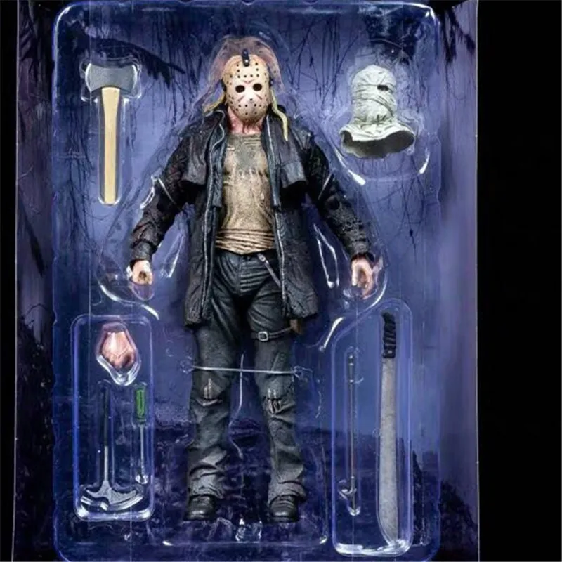 NECA 2009 Deluxe Edition Friday The 13th JASON VOORHEES PVC Joint Movable Collection of Christmas Gifts for Toys 18cm
NECA 2009 Deluxe Edition Friday The 13th JASON VOORHEES PVC Joint Movable Collection of Christmas Gifts for Toys 18cm