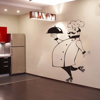 Funny Chef Wall Stickers for Kitchen Tile Glass Walls Waterproof Vinyl Wall Sticker Home Decor Wall Decals House DecorationGG-49
Funny Chef Wall Stickers for Kitchen Tile Glass Walls Waterproof Vinyl Wall Sticker Home Decor Wall Decals House DecorationGG-49