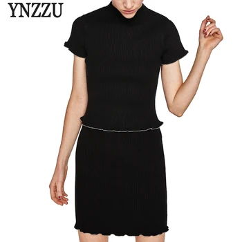 YNZZU Women 2018 Spring Two Pieces Sets Fashion Metal Beads Knitted Short Sleeve Pullover Tops Elastic Bodycon Sexy Skirt YD186
YNZZU Women 2018 Spring Two Pieces Sets Fashion Metal Beads Knitted Short Sleeve Pullover Tops Elastic Bodycon Sexy Skirt YD186