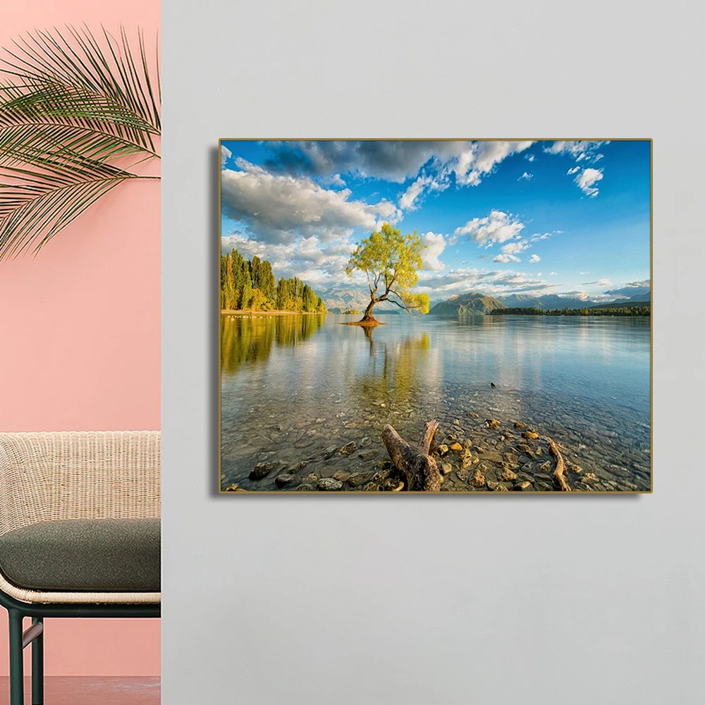 Lake Scenery Clear Sky Wall Pictures Canvas Poster and Print Canvas Painting Calligraphy Decorative for Living Room Home Decor
Lake Scenery Clear Sky Wall Pictures Canvas Poster and Print Canvas Painting Calligraphy Decorative for Living Room Home Decor