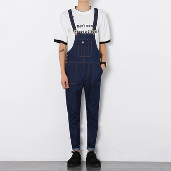 2019 Summer New Men's Hip Hop Bib Pants Japanese Retro Overalls Casual Men's Blue Jeans High Quality
2019 Summer New Men's Hip Hop Bib Pants Japanese Retro Overalls Casual Men's Blue Jeans High Quality