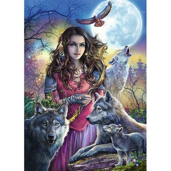 Full Square Diamond 5D DIY Diamond Embroidery Patroness of Wolves Diamond Painting Cross Stitch Rhinestone Mosaic Decor
Full Square Diamond 5D DIY Diamond Embroidery Patroness of Wolves Diamond Painting Cross Stitch Rhinestone Mosaic Decor