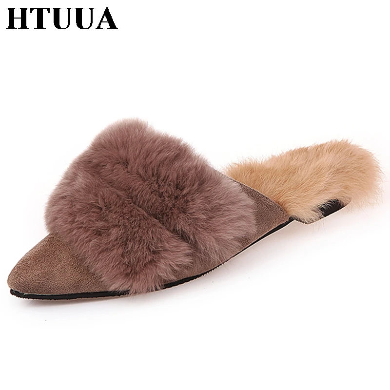 HTUUA Cozy Soft Winter Home Slippers Women Warm Plush House Indoor Slippers Ladies Fur Slides Flat Mules Shoes Woman SX1386
HTUUA Cozy Soft Winter Home Slippers Women Warm Plush House Indoor Slippers Ladies Fur Slides Flat Mules Shoes Woman SX1386