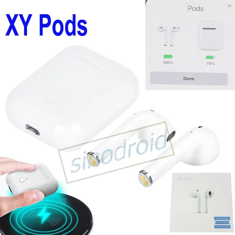XY Pods TWS Earphone Bluetooth 5.0 Wireless Charging Touch Control Earbuds Pop Up Window Hifi Bass Stereo Sound Built-in Mic
XY Pods TWS Earphone Bluetooth 5.0 Wireless Charging Touch Control Earbuds Pop Up Window Hifi Bass Stereo Sound Built-in Mic