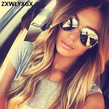 

ZXWLYXGX Vintage Classic Sunglasses Women Men Brand Designer Men's Pilot Driving UV400 Mirror Sun Glasses Female Oculos de sol