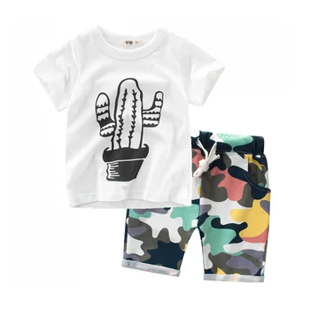 2020 Casual Children Clothing Cotton Short Sleeve 2pcs Printed Pattern Kids Clothes 2 3 4 5 6 7 8 year Baby Summer Boys Set 
2020 Casual Children Clothing Cotton Short Sleeve 2pcs Printed Pattern Kids Clothes 2 3 4 5 6 7 8 year Baby Summer Boys Set