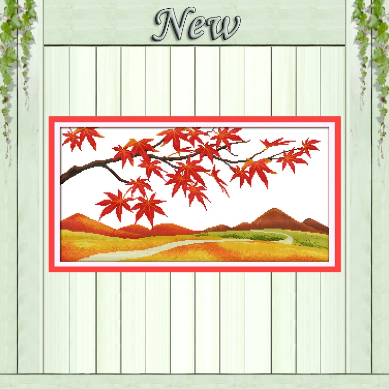 Golden maple scene home wall Decor painting counted printed on canvas DMC 11CT 14CT Cross Stitch kits needlework Sets embroidery
Golden maple scene home wall Decor painting counted printed on canvas DMC 11CT 14CT Cross Stitch kits needlework Sets embroidery