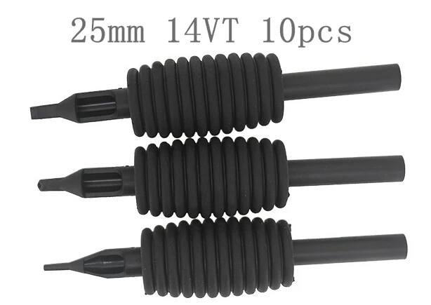 10Pcs 14VT Disposable Non-slip Silicon Tattoo Grip Tube Round Tip Top Quality 25mm
10Pcs 14VT Disposable Non-slip Silicon Tattoo Grip Tube Round Tip Top Quality 25mm