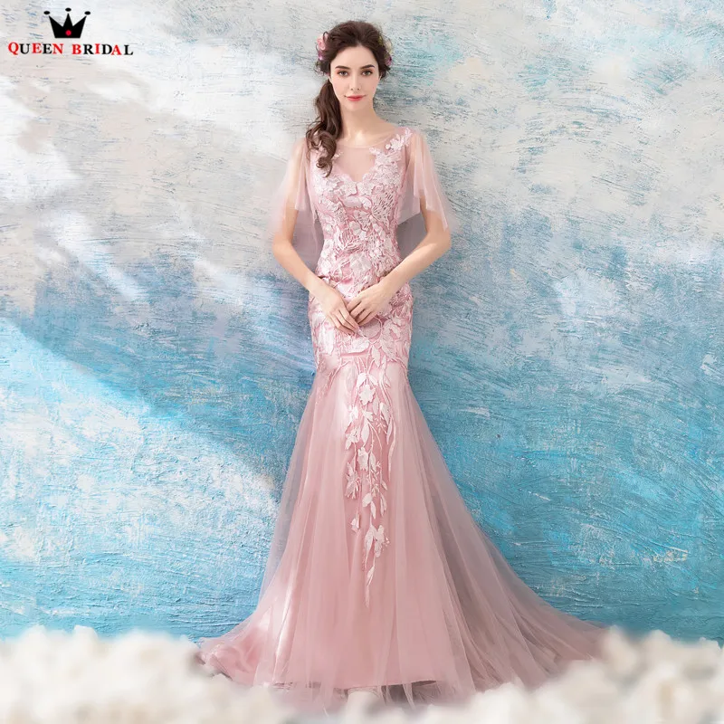 Pink Luxury Sexy Evening Dresses 2019 Fashion Mermaid Tulle Lace Flowers Appliques Party Gowns Dress Evening Gown CS138
Pink Luxury Sexy Evening Dresses 2019 Fashion Mermaid Tulle Lace Flowers Appliques Party Gowns Dress Evening Gown CS138
