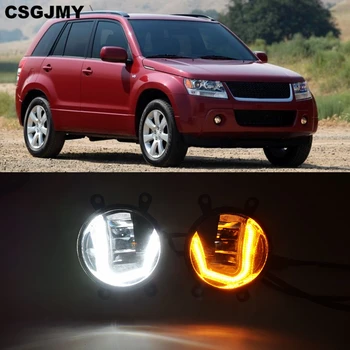 1Set 3-IN-1 Functions Auto LED DRL Daytime Running Light Car Projector Fog Lamp signal light For Suzuki Grand Vitara 2007 - 2012
1Set 3-IN-1 Functions Auto LED DRL Daytime Running Light Car Projector Fog Lamp signal light For Suzuki Grand Vitara 2007 - 2012