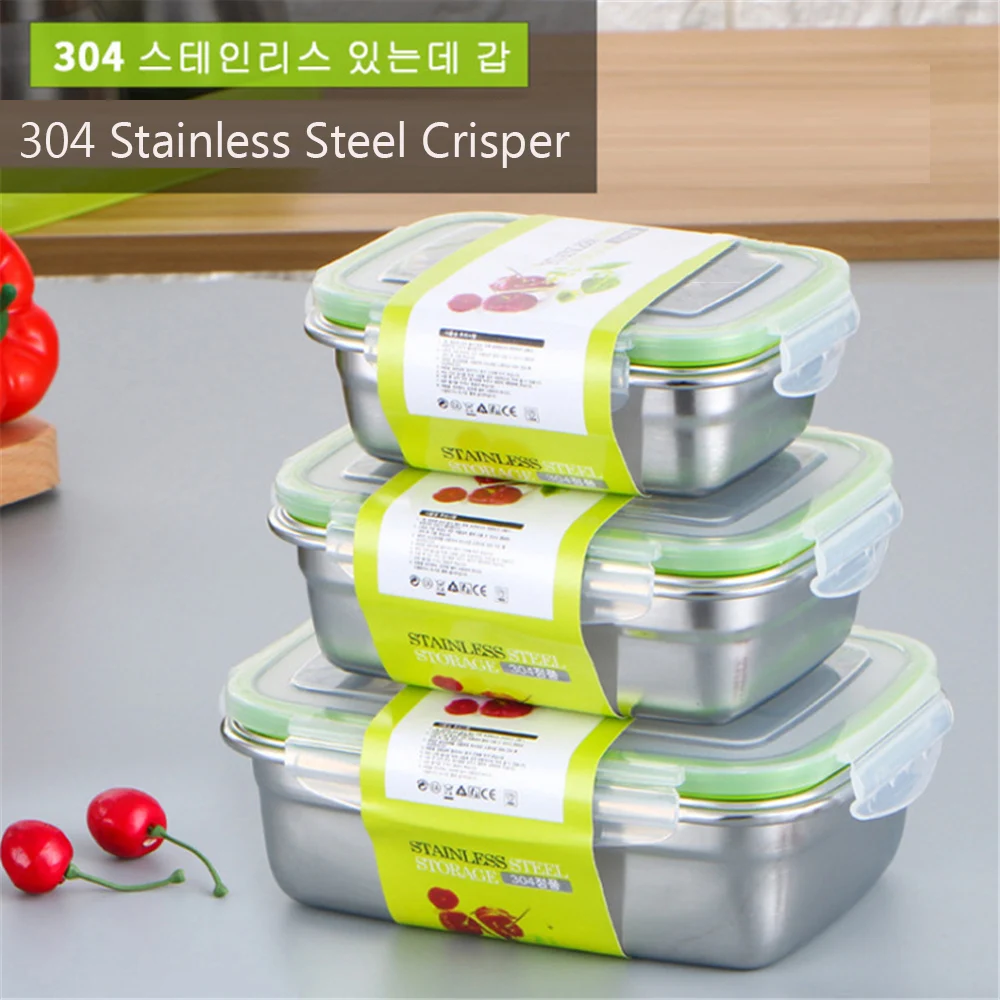 4 Sizes Stainless Steel Leakproof Lunch Box High QualityRectangle Office Lunchbox Food Storage Container Crisper Dinnerware
4 Sizes Stainless Steel Leakproof Lunch Box High QualityRectangle Office Lunchbox Food Storage Container Crisper Dinnerware