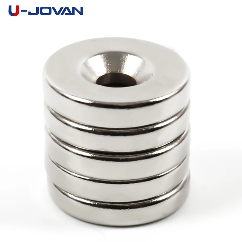 U-JOVAN 5pcs 20 x 4mm Hole: 5mm Super Strong Round Neodymium Countersunk Ring Magnets Rare Earth Permanet Magnet
U-JOVAN 5pcs 20 x 4mm Hole: 5mm Super Strong Round Neodymium Countersunk Ring Magnets Rare Earth Permanet Magnet