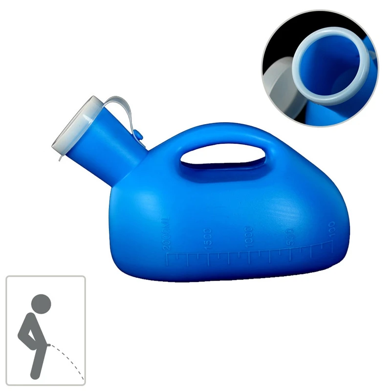 Hot 2000ML Outdoor Portable Urine Bottle Male Mens Pee Urinal Storage bottle Camping Travel Climbing Hiking tool
Hot 2000ML Outdoor Portable Urine Bottle Male Mens Pee Urinal Storage bottle Camping Travel Climbing Hiking tool