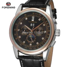 FSG319M3T6 Forsining Automatic self-wind dress fashion wrist watch with moon phase for men watch with complete calendar gift box
FSG319M3T6 Forsining Automatic self-wind dress fashion wrist watch with moon phase for men watch with complete calendar gift box