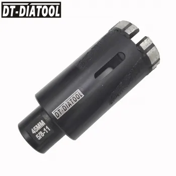 DT-DIATOOL 45mm Turbo segment Laser Welded Diamond Dry Drilling Core Bits Vacuum Brazed Side Protection 5/8-11 Thread hole saw
DT-DIATOOL 45mm Turbo segment Laser Welded Diamond Dry Drilling Core Bits Vacuum Brazed Side Protection 5/8-11 Thread hole saw