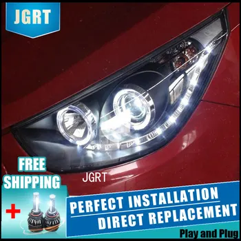 2PCS LED Headlights For Hyundai ix35 10-13 Car Led Lights Double Xenon Lens Car Accessories Daytime Running Lights Fog Light 
2PCS LED Headlights For Hyundai ix35 10-13 Car Led Lights Double Xenon Lens Car Accessories Daytime Running Lights Fog Light