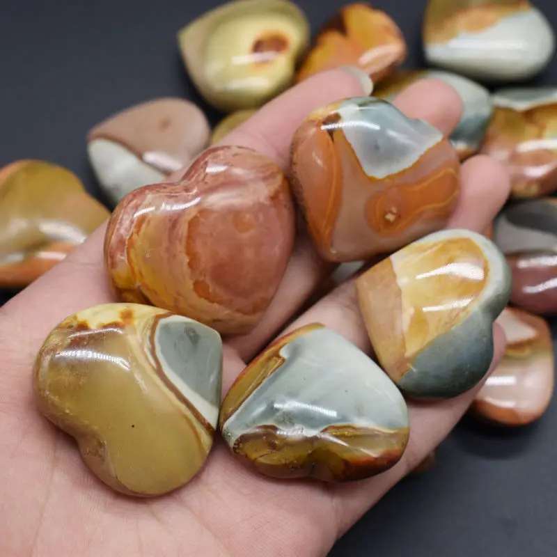 Natural ocean jasper Crystal gemstone heart meditation healing chakra polished colorful jasper crystal heart Madagascar
Natural ocean jasper Crystal gemstone heart meditation healing chakra polished colorful jasper crystal heart Madagascar