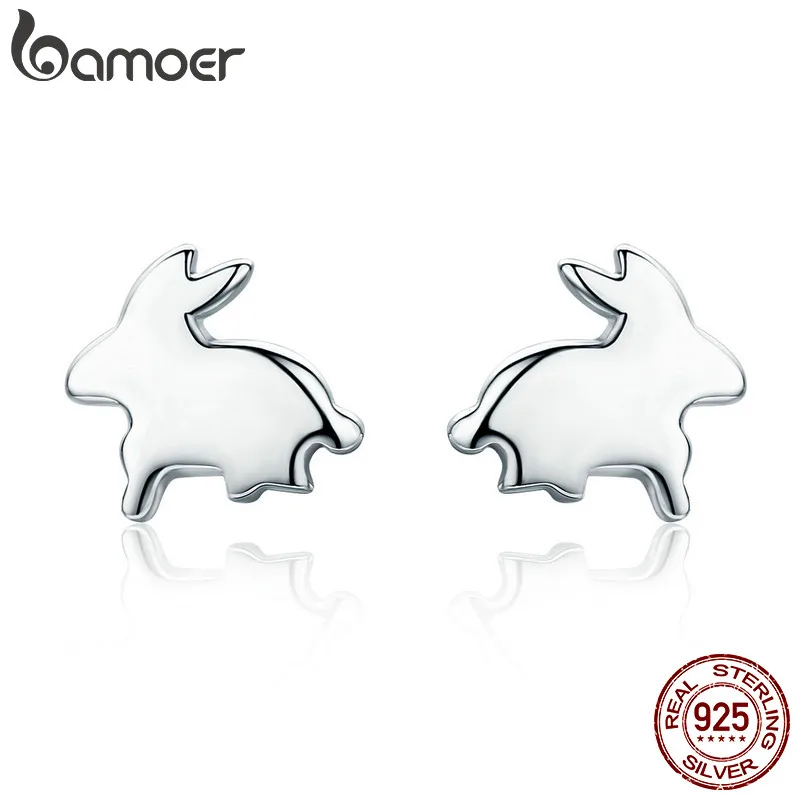 BAMOER 100% 925 Sterling Silver Easter Day Gift Cute Rabbit Small Stud Earrings for Women Sterling Silver Jewelry Bijoux SCE294
BAMOER 100% 925 Sterling Silver Easter Day Gift Cute Rabbit Small Stud Earrings for Women Sterling Silver Jewelry Bijoux SCE294