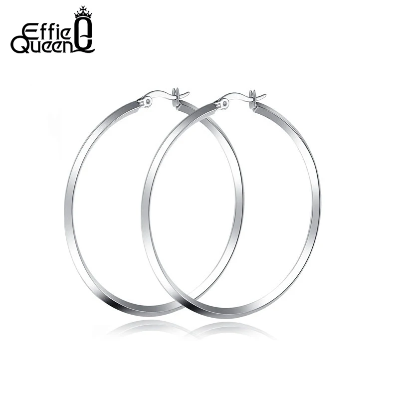 Effie Queen New Arrival High Polished Titanium Steel Big Round Hoop Earrings Fashion Jewelry for Women DTE23
Effie Queen New Arrival High Polished Titanium Steel Big Round Hoop Earrings Fashion Jewelry for Women DTE23