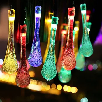 Solar Outdoor String Lights, 15.7ft 20 LED Water Drop Icicle Ambiance Lighting for Indoor,Patio,Lawn,Wedding,Holiday,Christmas
Solar Outdoor String Lights, 15.7ft 20 LED Water Drop Icicle Ambiance Lighting for Indoor,Patio,Lawn,Wedding,Holiday,Christmas
