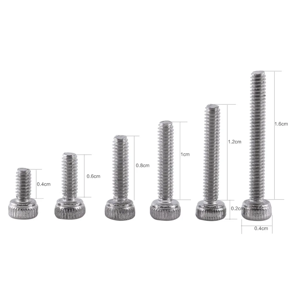 250pcs M2 Cap/Button/Flat Head Hex Socket Screws Bolt With Hex Nuts Assortment Kit M2 Screws&Bolts&Nuts Stainless Steel
250pcs M2 Cap/Button/Flat Head Hex Socket Screws Bolt With Hex Nuts Assortment Kit M2 Screws&Bolts&Nuts Stainless Steel