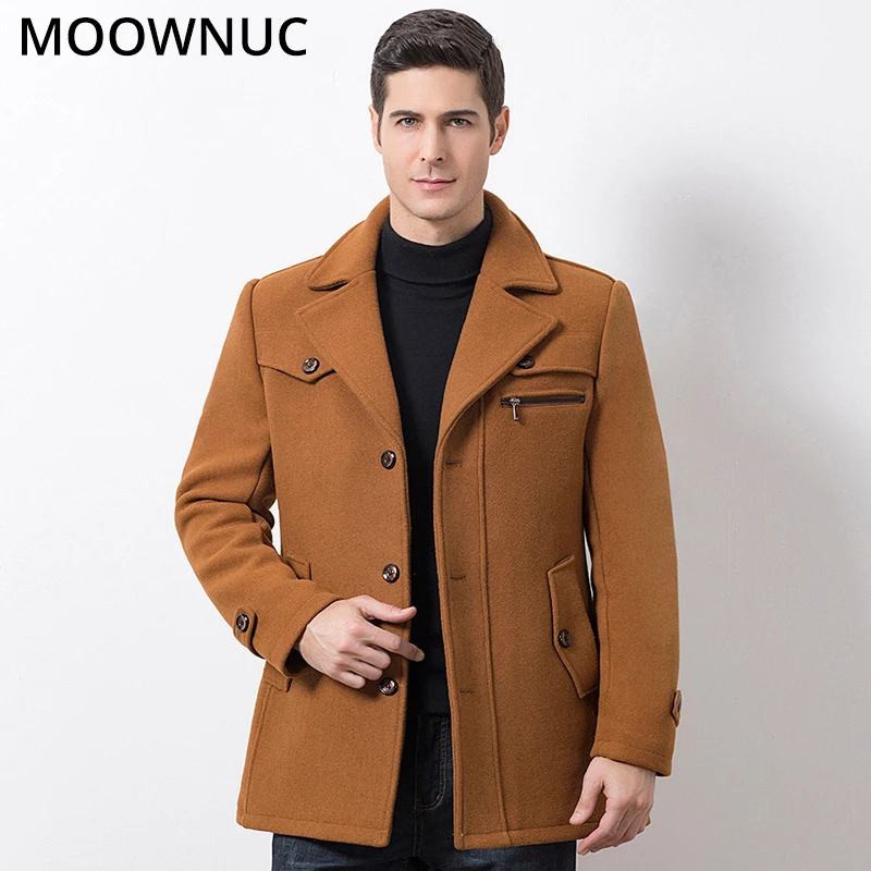 Overcoat Warm Wool Men Fashion Woollen Male Business Thick Casual Autumn Winter Coat Blends Brand Clothing Men's Coat MOOWNUC
Overcoat Warm Wool Men Fashion Woollen Male Business Thick Casual Autumn Winter Coat Blends Brand Clothing Men's Coat MOOWNUC