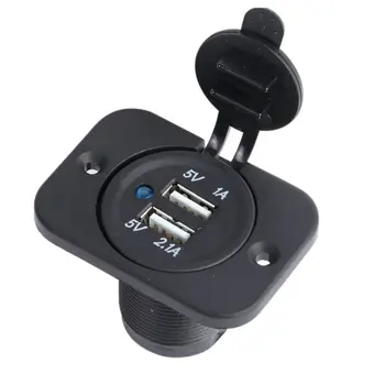 12V Car Universal Waterproof Dual 2 USB Car Cigarettes Lighter Socket Splitter Charger Power Adapter Outlet 3.6cmX5cm
12V Car Universal Waterproof Dual 2 USB Car Cigarettes Lighter Socket Splitter Charger Power Adapter Outlet 3.6cmX5cm