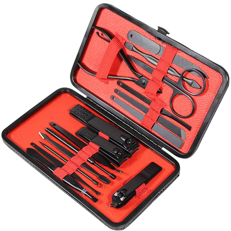 16 pcs Nail Set Manicure Nail Kit Nail Art Tool Sets Everything For Manicure Pedicure Care Pusher Nail File Tongs
16 pcs Nail Set Manicure Nail Kit Nail Art Tool Sets Everything For Manicure Pedicure Care Pusher Nail File Tongs