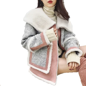 New Autumn Winter Jacket Women Clothes Wool Jacket Real Fur Coat Elegant Slim Parka Women Tops Jaqueta Feminina Z612 
New Autumn Winter Jacket Women Clothes Wool Jacket Real Fur Coat Elegant Slim Parka Women Tops Jaqueta Feminina Z612