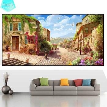 PSHINY DIY Diamond embroidery European Street Landscape picture Full Square rhinestone display Diamond Painting cross stitch
PSHINY DIY Diamond embroidery European Street Landscape picture Full Square rhinestone display Diamond Painting cross stitch