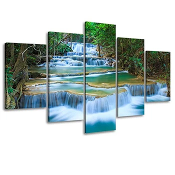 Waterfall Pond Tropical Forest Canvas Wall Art Decor for Living Room 5 Piece Picture Prints shipping within 24 hours
Waterfall Pond Tropical Forest Canvas Wall Art Decor for Living Room 5 Piece Picture Prints shipping within 24 hours
