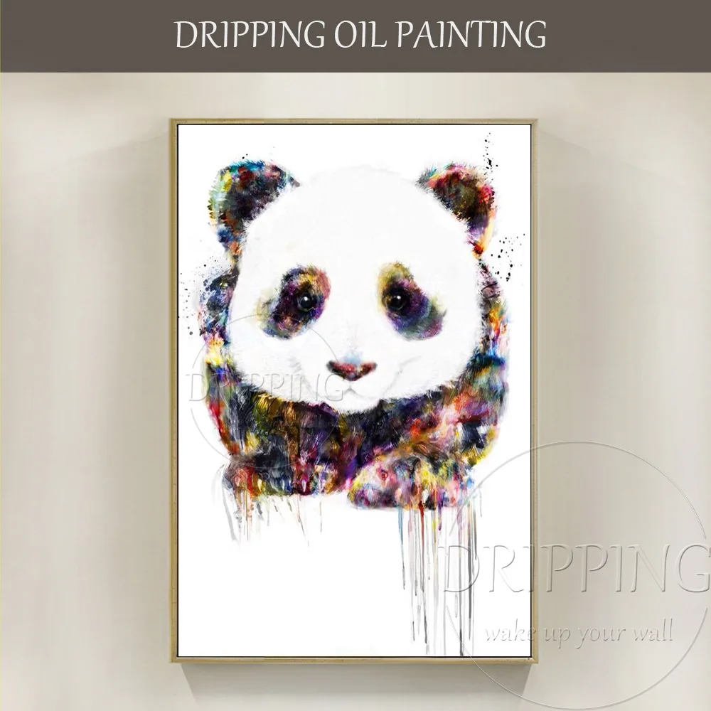 Unframed Hand-painted High Quality Panda Oil Painting on Canvas Modern Abstract Baby Panda Oil Painting Animal Panda Painting
Unframed Hand-painted High Quality Panda Oil Painting on Canvas Modern Abstract Baby Panda Oil Painting Animal Panda Painting