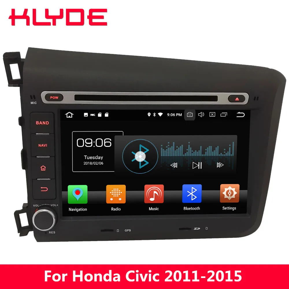 KLYDE 8" 4G WIFI Octa Core PX5 Android 8.0 4GB RAM 32GB ROM BT Car DVD Multimedia Player Radio Stereo For Honda Civic 2011-2015
KLYDE 8" 4G WIFI Octa Core PX5 Android 8.0 4GB RAM 32GB ROM BT Car DVD Multimedia Player Radio Stereo For Honda Civic 2011-2015