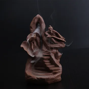 Authentic Boutique Purple Sand Ceramics Old Man Backflow Incense Burner Tower Aroma Furnace Censer Creative Home Decor Adornment
Authentic Boutique Purple Sand Ceramics Old Man Backflow Incense Burner Tower Aroma Furnace Censer Creative Home Decor Adornment