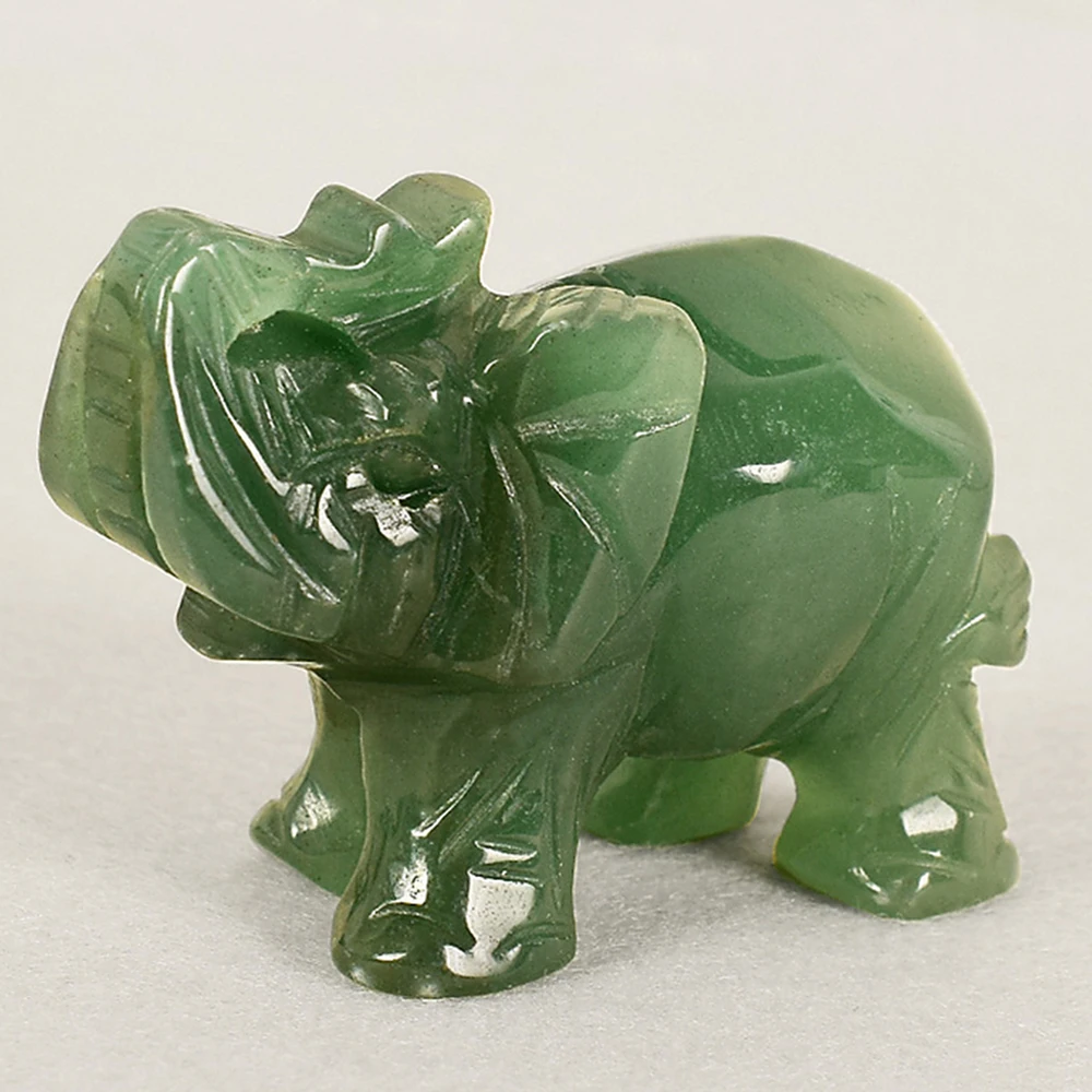 Crude Green Aventurine Jade Stone Craving Lucky elephant Feng Shui statue Figurine Home Office Ornaments
Crude Green Aventurine Jade Stone Craving Lucky elephant Feng Shui statue Figurine Home Office Ornaments