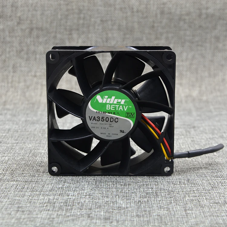 Новый оригинальный вентилятор охлаждения 9038 VA350DC V35453-35 24V 0.53A с двумя шариками, чехол
Новый оригинальный вентилятор охлаждения 9038 VA350DC V35453-35 24V 0.53A с двумя шариками, чехол