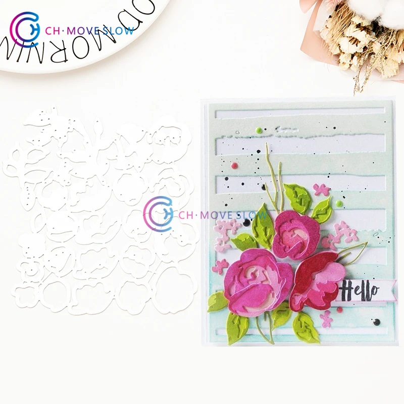 CH Rose Flurries 3D Stencil Metal Cutting Dies For Scrapbooking Practice Hands-on DIY Album Card Craft Die Wedding Decor
CH Rose Flurries 3D Stencil Metal Cutting Dies For Scrapbooking Practice Hands-on DIY Album Card Craft Die Wedding Decor