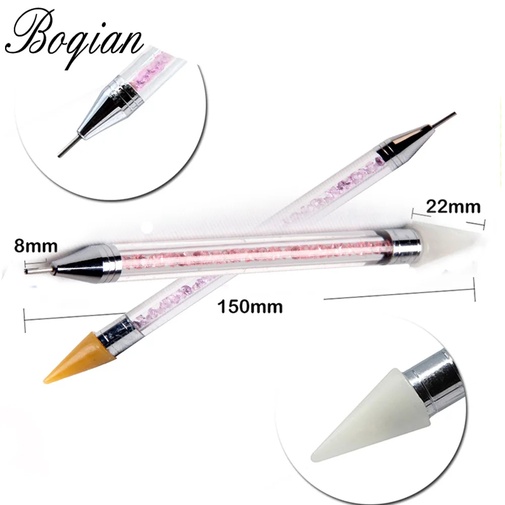 BQAN 1 PCS Dual-ended Nail Tool Dotting Pen Crystal Studs Beads Picker Rhinestone Wax Handle For Nail Art Tool
BQAN 1 PCS Dual-ended Nail Tool Dotting Pen Crystal Studs Beads Picker Rhinestone Wax Handle For Nail Art Tool