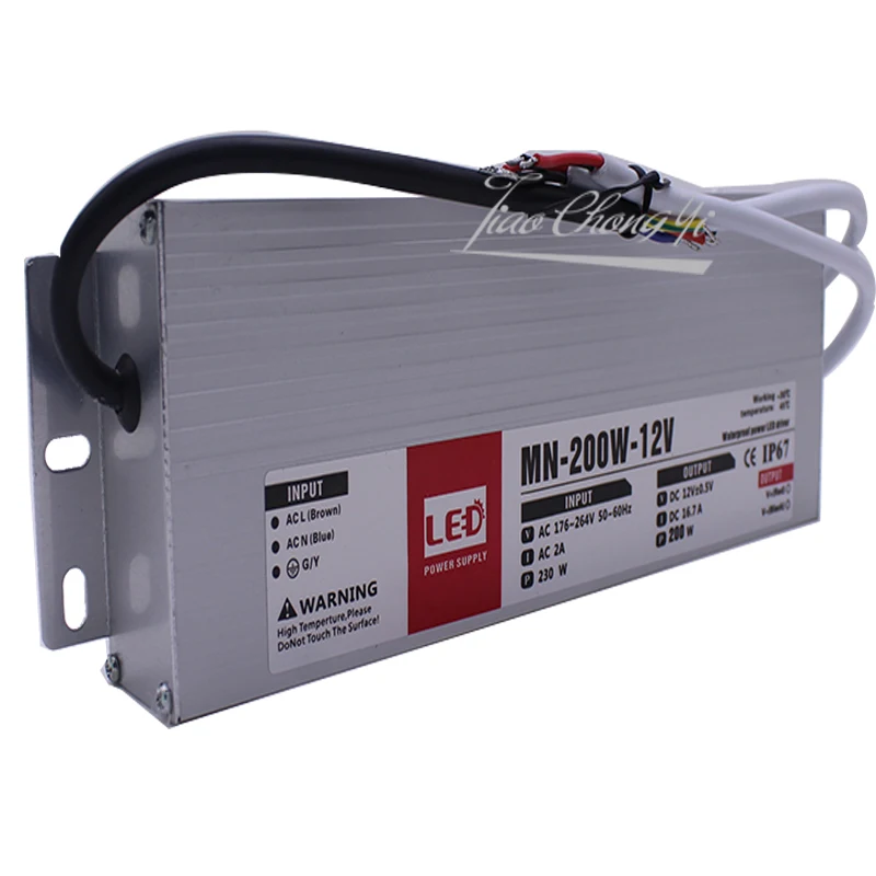 1set LED ultra-thin power supply IP67 waterproof DC12V to 90-275V transformer outdoor 200W 16.6A LED driver for LED strip Light
1set LED ultra-thin power supply IP67 waterproof DC12V to 90-275V transformer outdoor 200W 16.6A LED driver for LED strip Light