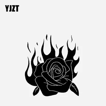 YJZT 13.2CM*15CM Car Sticker Vinyl Decal Rose Creative Design As Passionate As Fire Black/Silver C23-0538
YJZT 13.2CM*15CM Car Sticker Vinyl Decal Rose Creative Design As Passionate As Fire Black/Silver C23-0538