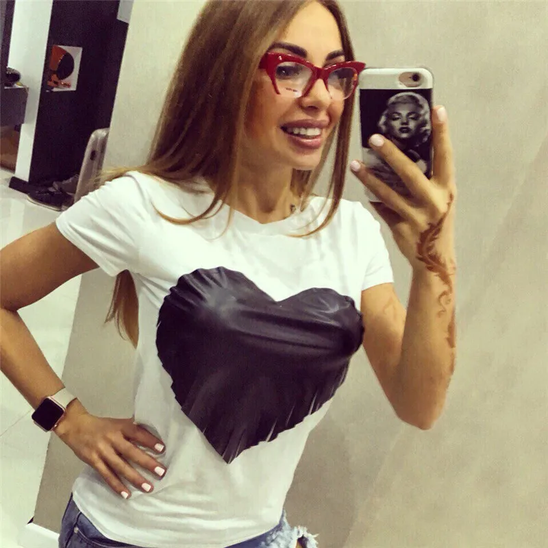 Jo Kalin 2019 Brand New Summer Womens T Shirts Short Sleeve Top Tees Tshirt Fashion For Women Plus Size Tassel Heart t-shirt
Jo Kalin 2019 Brand New Summer Womens T Shirts Short Sleeve Top Tees Tshirt Fashion For Women Plus Size Tassel Heart t-shirt